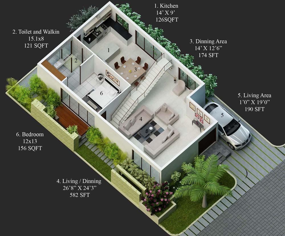 30*60 House Plans In India Modern House