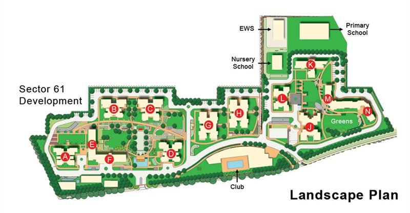3 Bhk Residential House For Sale In Pioneer Park Sector 61 Gurgaon