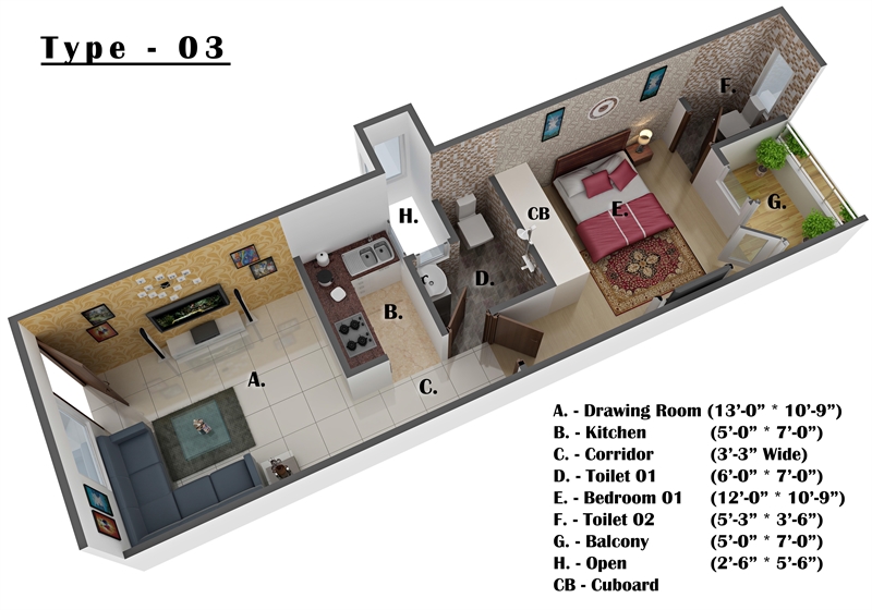 1 BHK Builder Floor Apartment for sale in Laxmi Heights Noida Extension