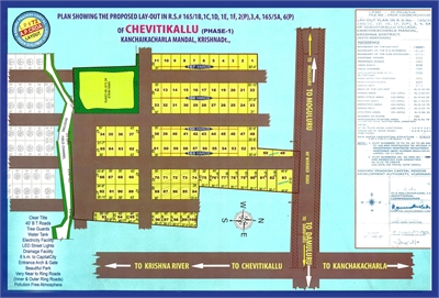 Residential Plot / Land For Sale in Chevitikallu, Vijayawada